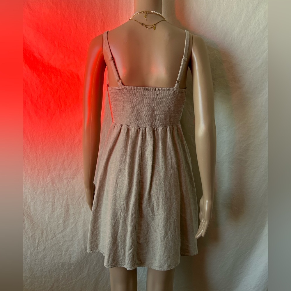 Tan Mini Dress - Picture 4 of 4